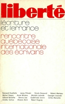 Cover of L’écriture et l’errance, Volume 14, Number 6 (84), December 1972, pp. 1-153, Liberté