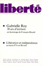 Cover of Volume 18, Number 1 (103), January–February 1976, pp. 3-93, Liberté