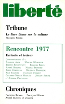Cover of Volume 20, Number 4-5 (118-119), July–October 1978, pp. 3-256, Liberté