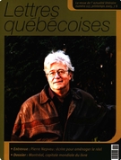 Cover of Number 117, Spring 2005, pp. 3-64, Lettres québécoises