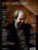 Cover of Number 158, Summer 2015, pp. 3-72, Lettres québécoises