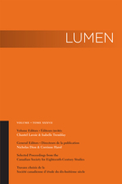 Cover of Volume 37, 2018, pp. 1-230, Lumen