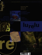 Cover of Volume 25, Number 2, Fall 2002, pp. 4-106, Lurelu