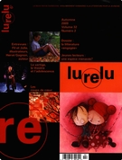 Cover of Volume 32, Number 2, Fall 2009, pp. 4-106, Lurelu