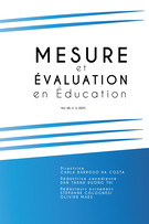 Cover for issue 'Volume 48, Number 3, 2025' of the journal 'Mesure et évaluation en éducation'