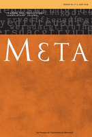 Cover of Volume 61, Number 2, August 2016, pp. 251-500, Meta