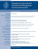 Cover of Volume 16, Number 4, Summer 2012, pp. 11-182, Management international / International Management / Gestiòn Internacional