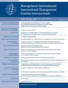 Cover of Le Management International entre local et global, Volume 18, Number 1, Fall 2013, pp. 6-171, Management international / International Management / Gestiòn Internacional