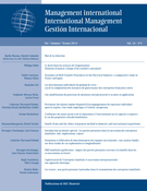 Cover of Volume 18, Number 4, Summer 2014, pp. 12-189, Management international / International Management / Gestiòn Internacional