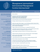 Cover of Volume 19, Number 2, Winter 2015, pp. 15-273, Management international / International Management / Gestiòn Internacional