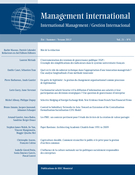 Cover of Volume 21, Number 4, Summer 2017, pp. 12-163, Management international / International Management / Gestiòn Internacional