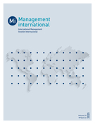 Cover for issue '13ème Conférence annuelle Atlas-AFM' of the journal 'Management international / International Management / Gestiòn Internacional'