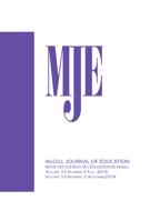 Cover of Volume 53, Number 3, Fall 2018, McGill Journal of Education / Revue des sciences de l'éducation de McGill