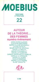 Cover of Autour de la théorie… des femmes, Number 22, Summer 1984, pp. 1-106, Moebius