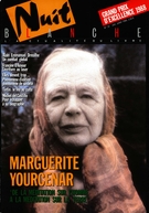 Cover of Marguerite Yourcenar, Number 32, May–June 1988, pp. 2-72, Nuit blanche