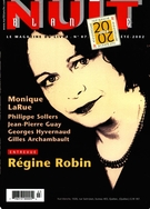 Cover of Number 87, Summer 2002, pp. 2-80, Nuit blanche