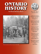 Cover of Volume 106, Number 2, Fall 2014, pp. 143-283, Ontario History