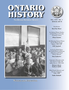 Cover of Women and Education, Volume 107, Number 1, Spring 2015, pp. 1-151, Ontario History