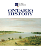 Cover for issue 'Volume 117, Number 2, Fall 2025' of the journal 'Ontario History'