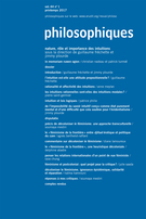 Cover of Nature, rôle et importance des intuitions, Volume 44, Number 1, Spring 2017, pp. 3-184, Philosophiques