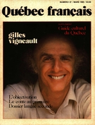 Cover of Number 37, March 1980, pp. 2-79, Québec français