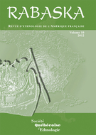 Cover of Volume 10, 2012, pp. 7-345, Rabaska