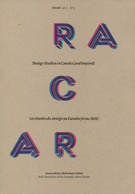 Cover of Design Studies in Canada (and beyond), Volume 40, Number 2, 2015, pp. 4-169, RACAR : Revue d'art canadienne / Canadian Art Review