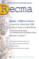 Cover of L'ESS et le travail, Number 323, January 2012, pp. 4-117, Revue internationale de l'économie sociale