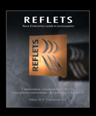Cover of L’intervention communautaire chez les francophones minoritaires : des pratiques à découvrir, Volume 18, Number 1, Spring 2012, pp. 9-232, Reflets