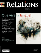 Cover of Que vive la langue!, Number 760, October–November 2012, pp. 3-42, Relations