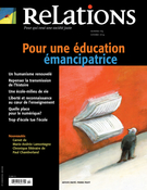Cover of Pour une éducation émancipatrice, Number 774, September–October 2014, pp. 3-46, Relations