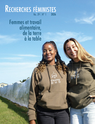 Cover for issue 'Femmes et travail alimentaire, de la terre à la table' of the journal 'Recherches féministes'