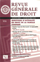 Cover of Volume 30, Number 4, 1999–2000, pp. 548-746, Revue générale de droit