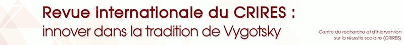 Logo for the journal Revue internationale du CRIRES / CRI_SAS international Journal