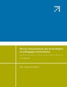 Cover of Volume 10, Number 1, 2013, pp. 6-72, Revue internationale des technologies en pédagogie universitaire / International Journal of Technologies in Higher Education