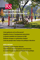 Cover of Volume 58, Number 3, September–December 2017, pp. 549-748, Recherches sociographiques