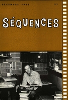 Cover of Number 31, December 1962, pp. 2-72, Séquences