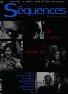 Cover of L’État du cinéma en salles au Québec, Number 179, July–August 1995, pp. 1-60, Séquences