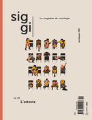 Cover for issue 'L’attente' of the journal 'Siggi'