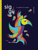 Cover for issue 'Les couleurs' of the journal 'Siggi'