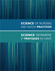 Logo for Science of Nursing and Health Practices / Science infirmière et pratiques en santé