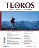 Cover of Tourisme cynégétique et halieutique, Volume 32, Number 1, 2013, pp. 3-147, Téoros