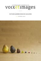 Cover for issue 'Fictions québécoises de l’ailleurs' of the journal 'Voix et Images'