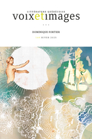 Cover for issue 'Dominique Fortier' of the journal 'Voix et Images'