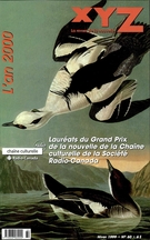 Cover of L’an 2000, Number 60, Winter 1999, pp. 5-102, XYZ. La revue de la nouvelle