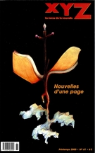 Cover of Nouvelles d’une page, Number 61, Spring 2000, pp. 5-102, XYZ. La revue de la nouvelle