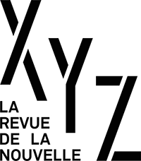 Logo for XYZ. La revue de la nouvelle