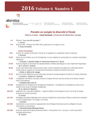 Couverture de Prendre en compte la diversité à l’école, Volume 6, numéro 1, 2016, p. 1-158, Alterstice