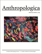 Couverture du numéro 'An Anthropological Lens on End-of-life Transitions and Liminality' de la revue 'Anthropologica'