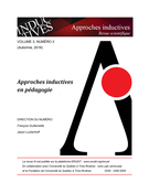 Couverture de Approches inductives en pédagogie, Volume 3, numéro 2, automne 2016, p. 1-196, Approches inductives